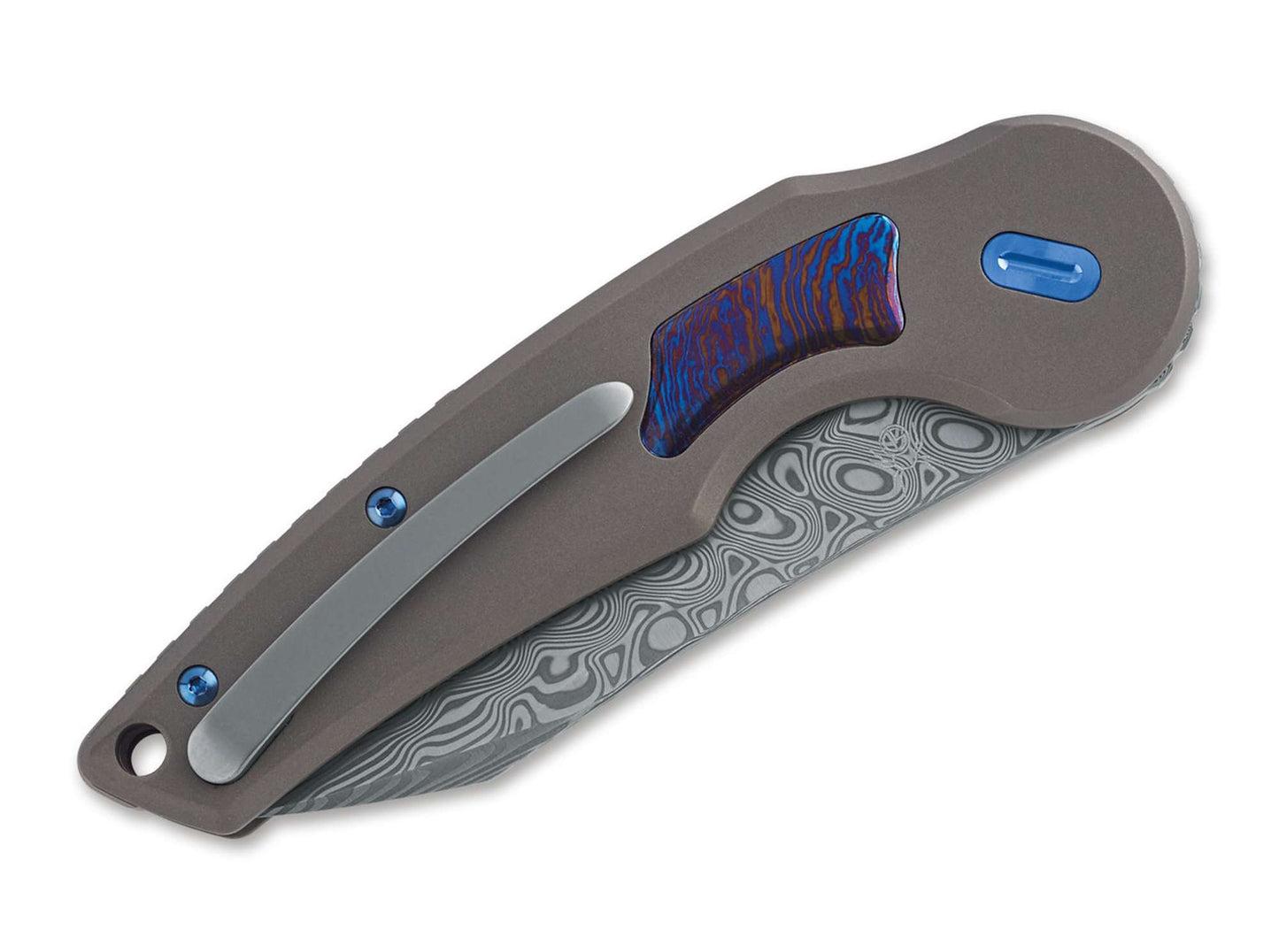 Fox Knives Jupiter Titanium Timascus Damascus