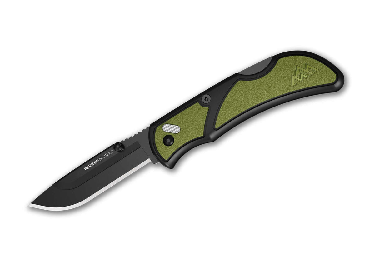 Outdoor Edge RazorEDC Lite 2.5" OD Green Clam Pack