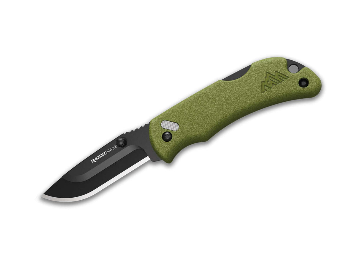 Outdoor Edge RazorMini 2.2" OD Green Clam Pack