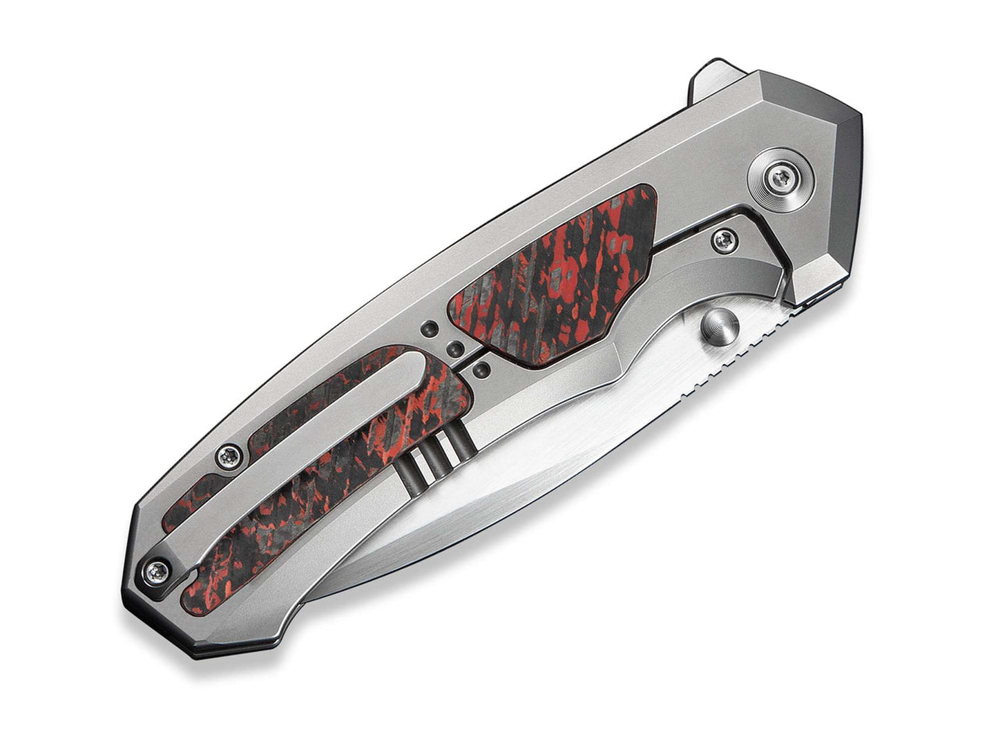 WE Knife Corwyn M390 Ti Lava Flow CF