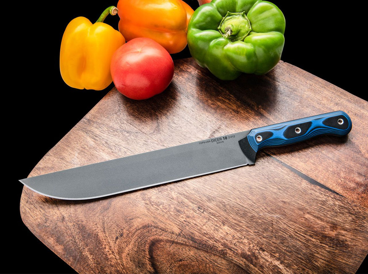 TOPS Knives Dicer 10 Slicer Blue