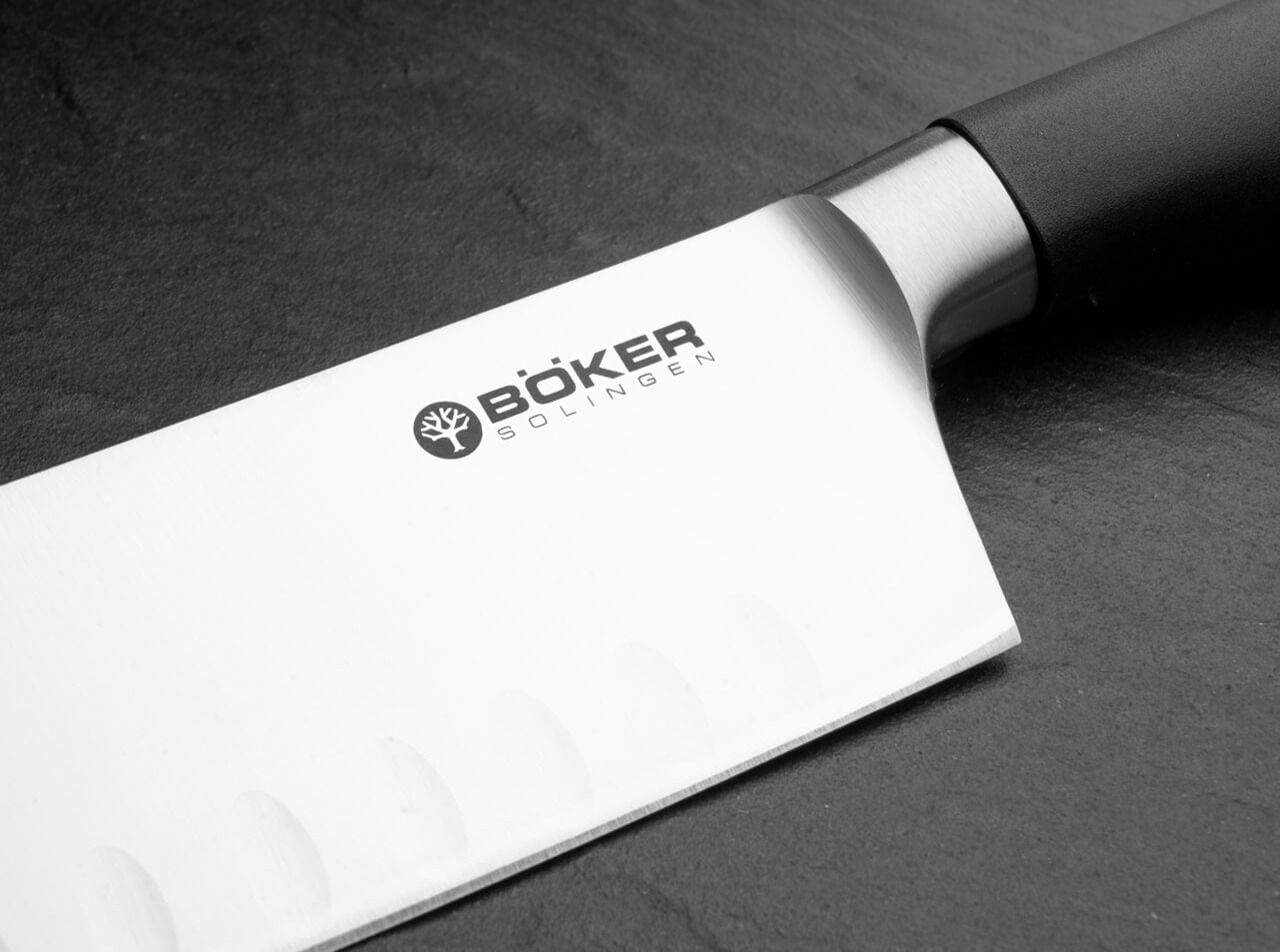 Boker Core Professional Santoku with Hollow Edge