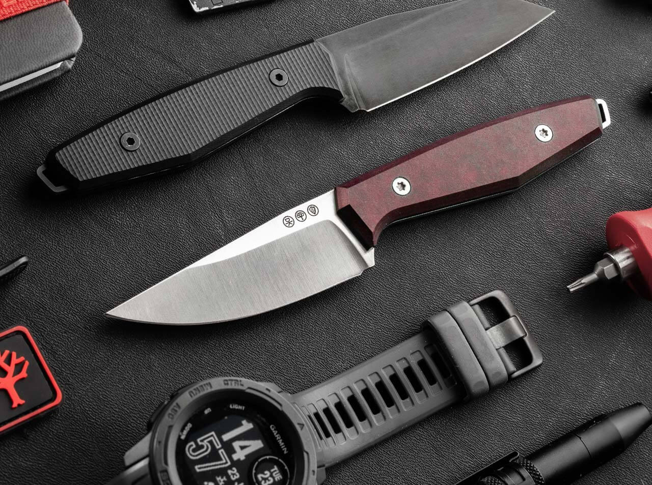 Boker Daily Knives AK1 Drop Point Redstone