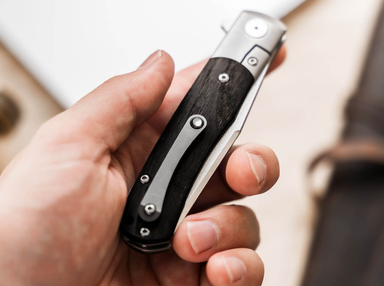 Boker TRPPR Bog Oak Wood