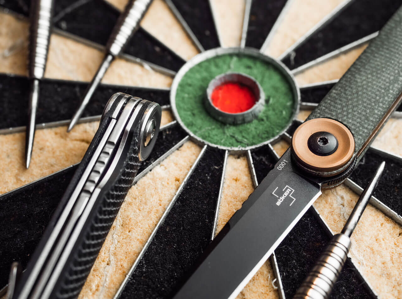 Boker Plus Kaizen Green Canvas Micarta