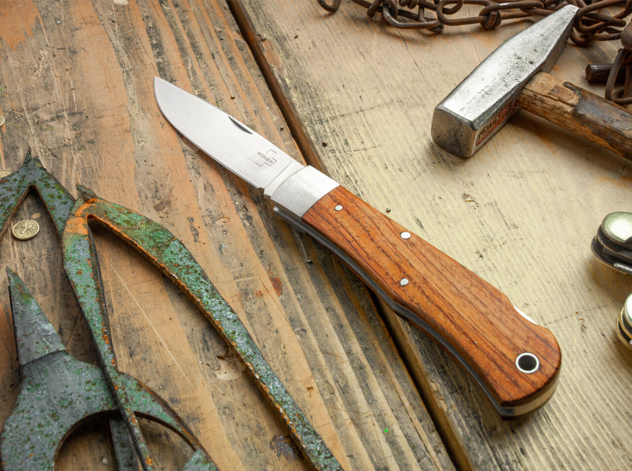 Böker Plus Lockback Bubinga