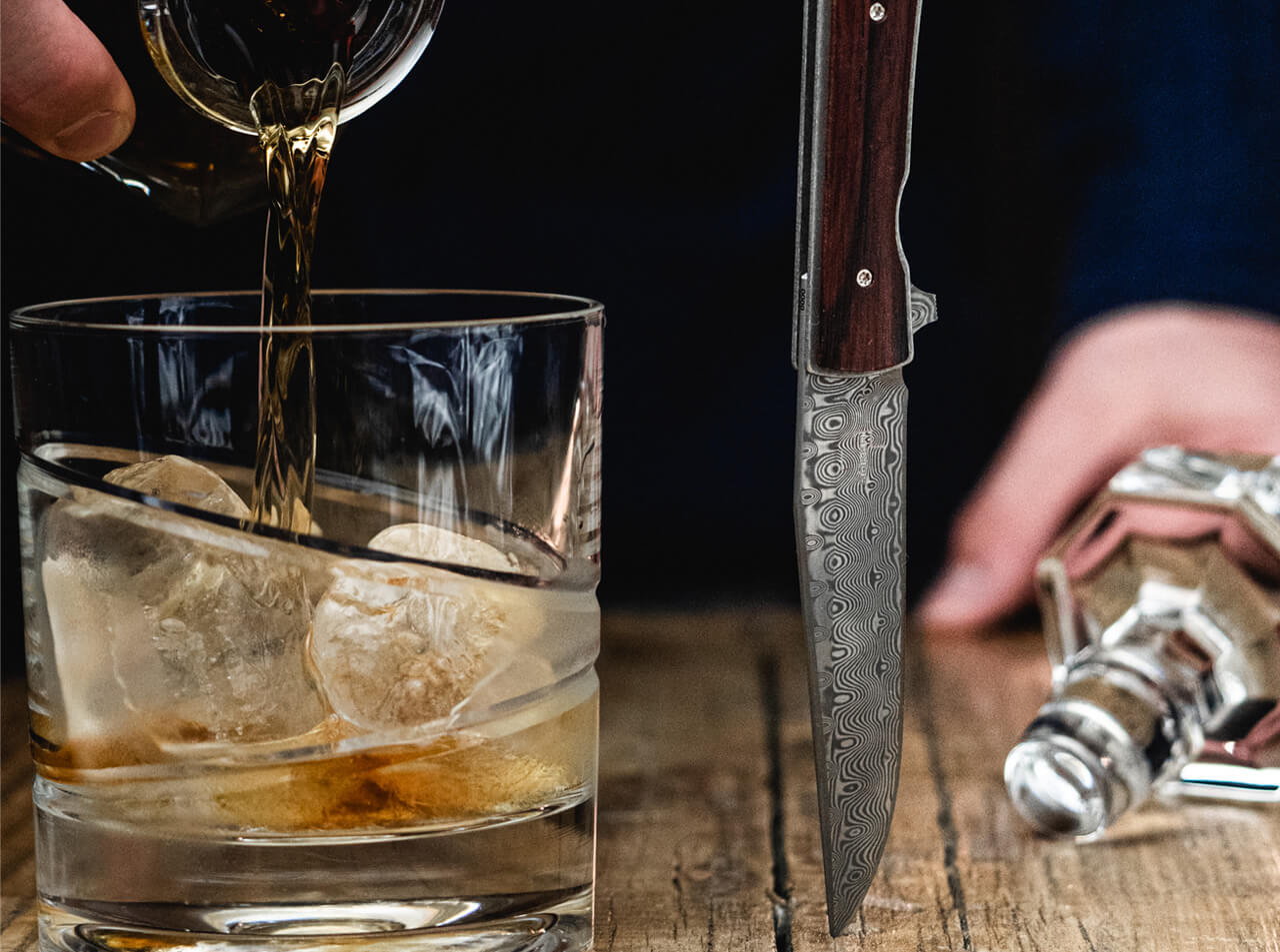 Böker Plus Urban Trapper Cocobolo Damast