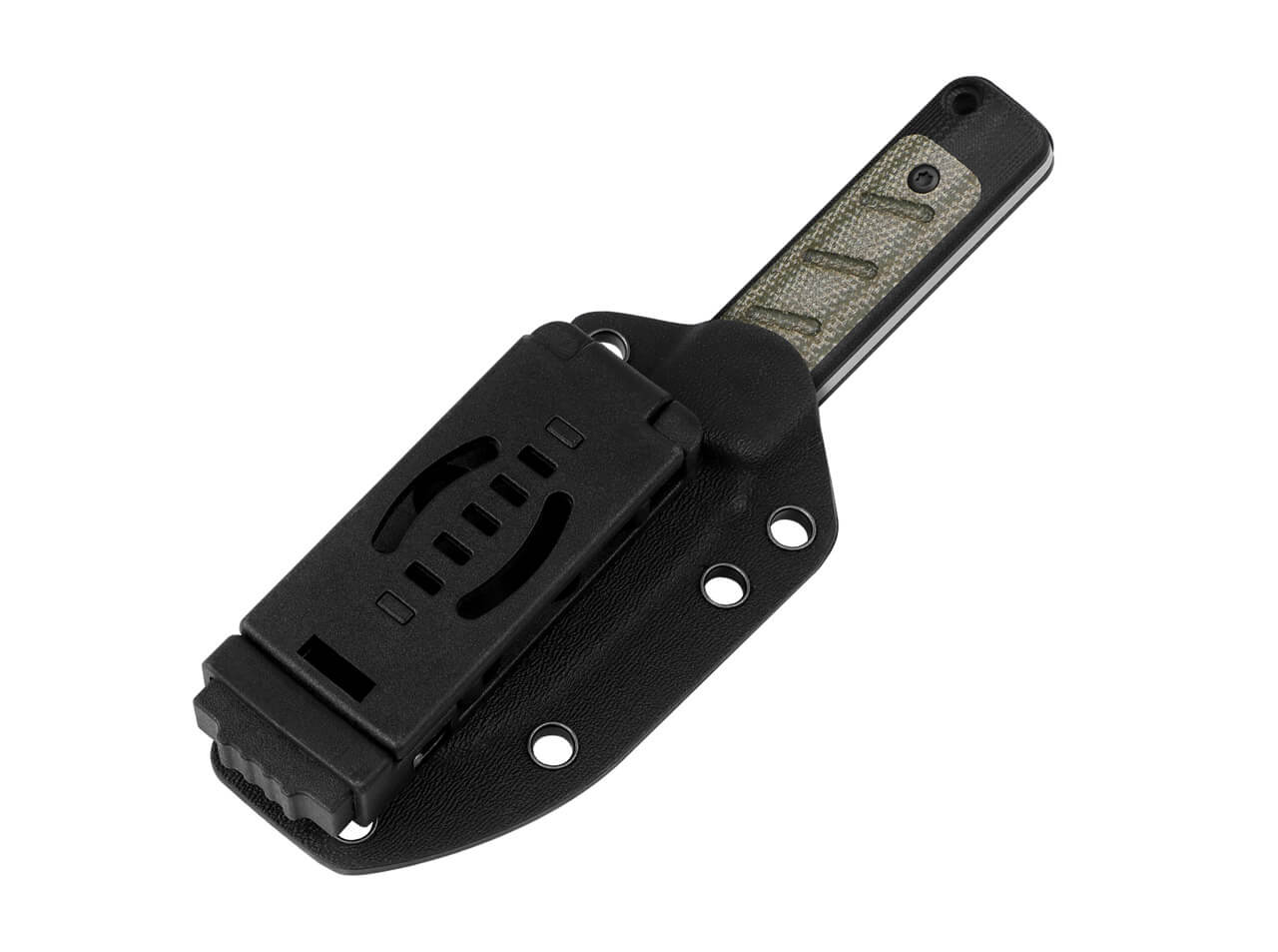 Kizer Smolt 14C28N Black G10 & Green Micarta