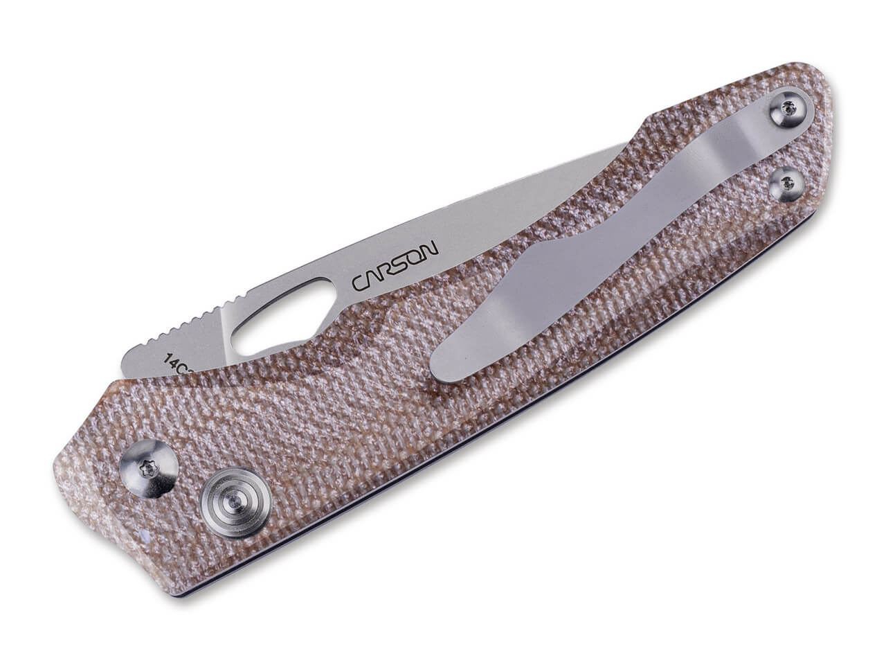 RealSteel Griffin Pro Micarta Natural Stonewash