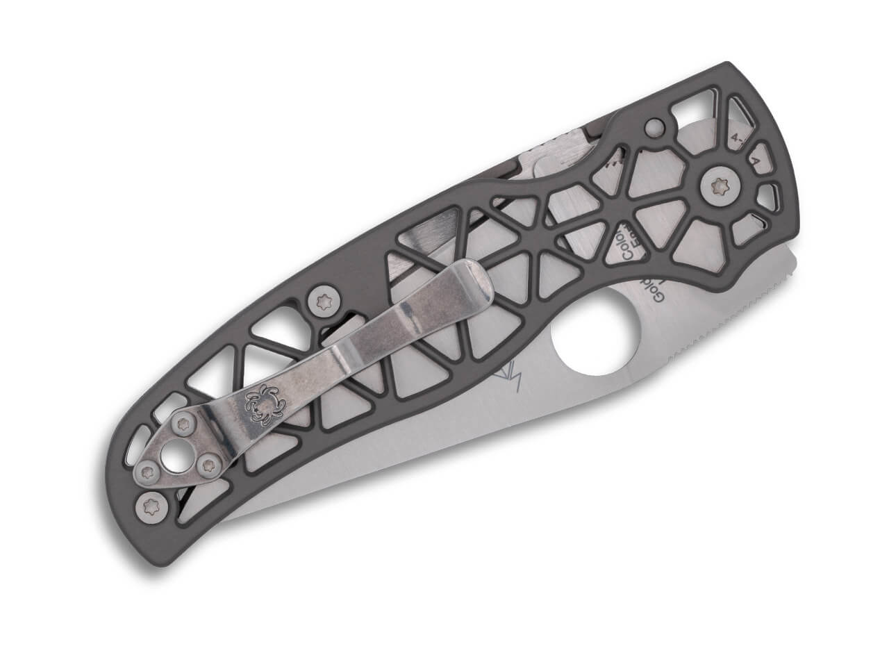 Spyderco Edgerati Gray Aluminum PlainEdge