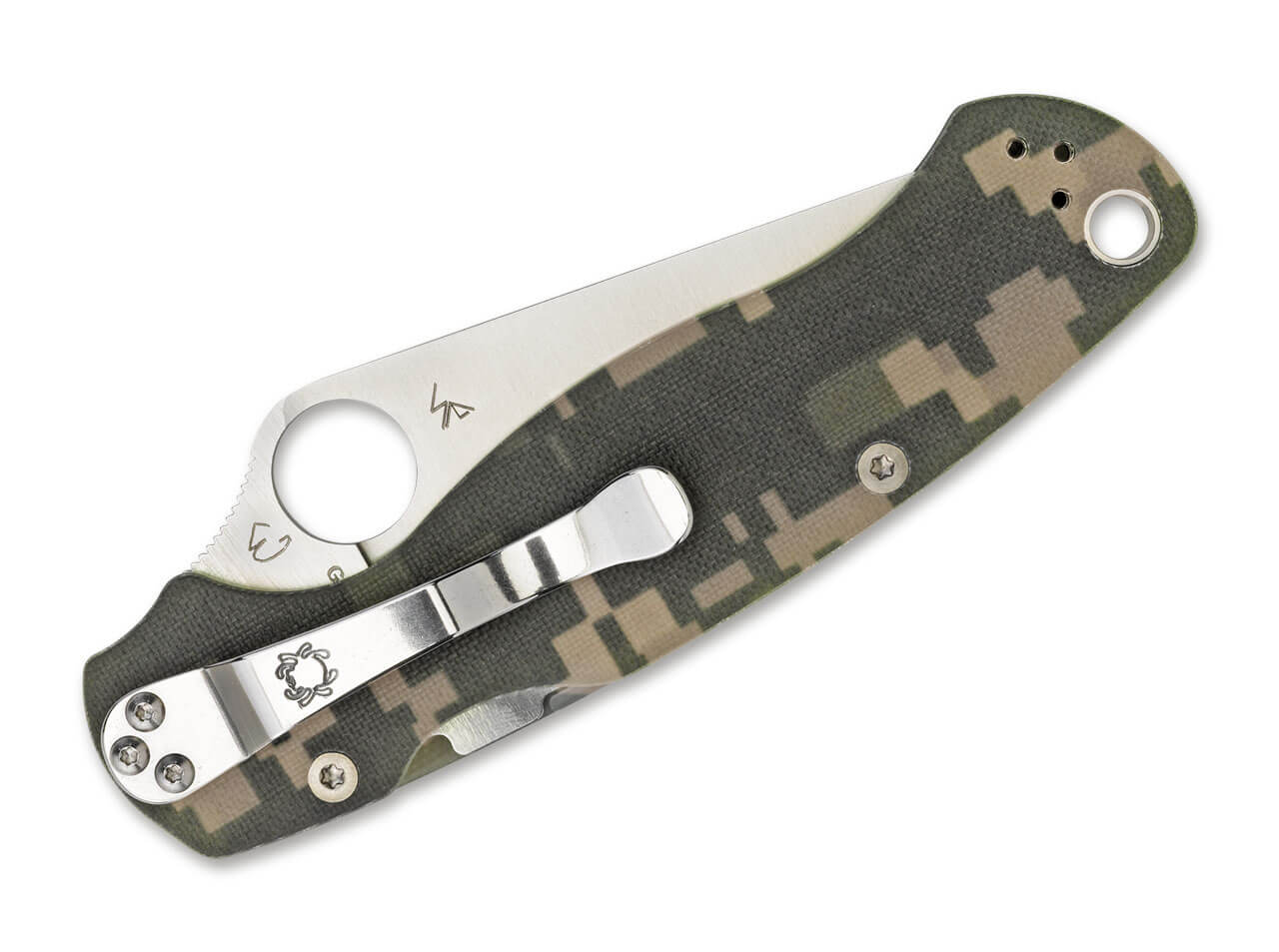 Spyderco Para-Military 2 Digital Camo G10