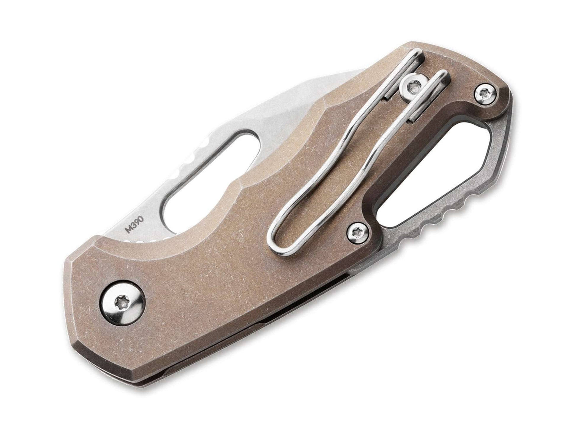 MKM Isonzo M390 Clippoint Titanium Bronze