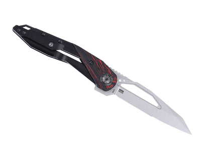 CRKT Nucleus 12C27 Steel & G10 Red & Black