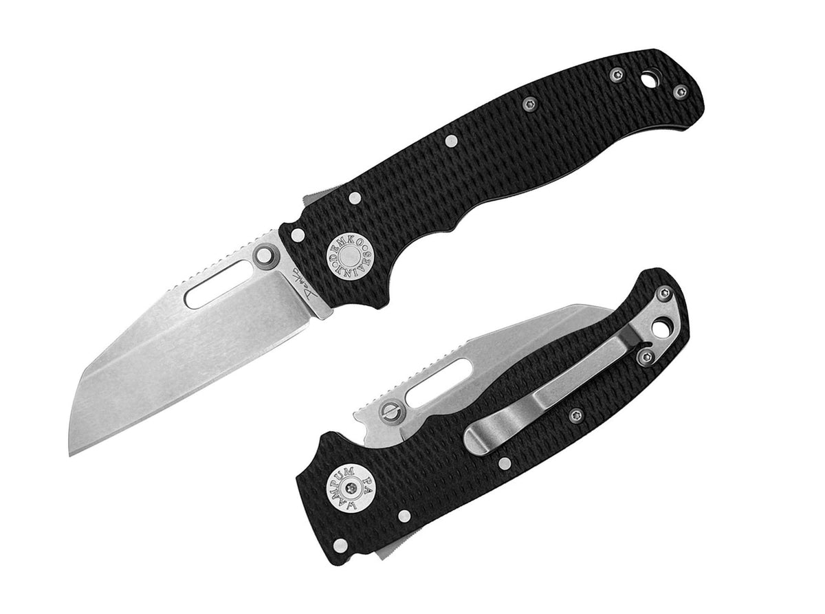 Demko Knives AD20.5 Shark Foot S35 G10 Black