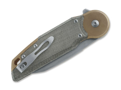 Fox Knives Metamorphosis Wharncliffe M390 Micarta Green