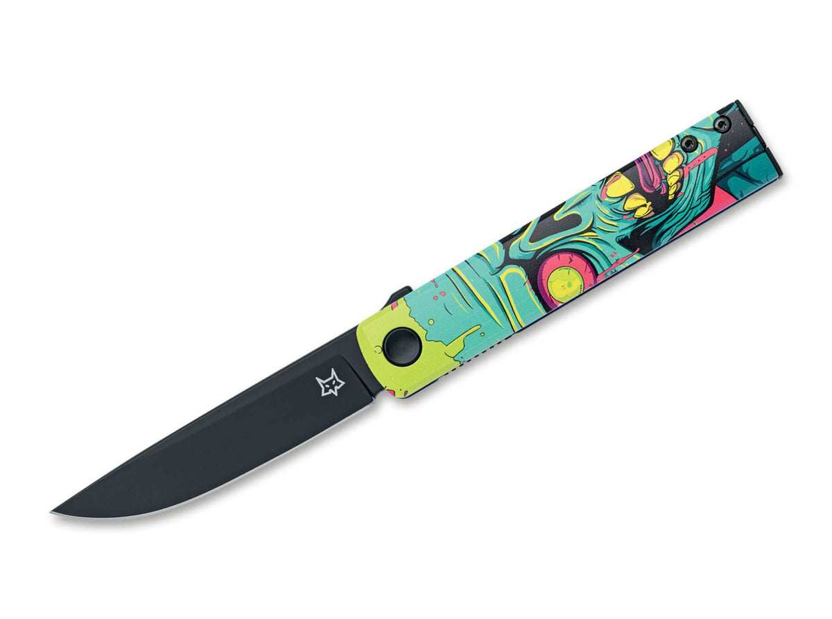 Fox Knives Chnops UV Becut Aluminum Skull
