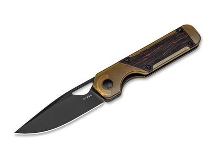 Kizer Mini Militaw PEI Damascus G10