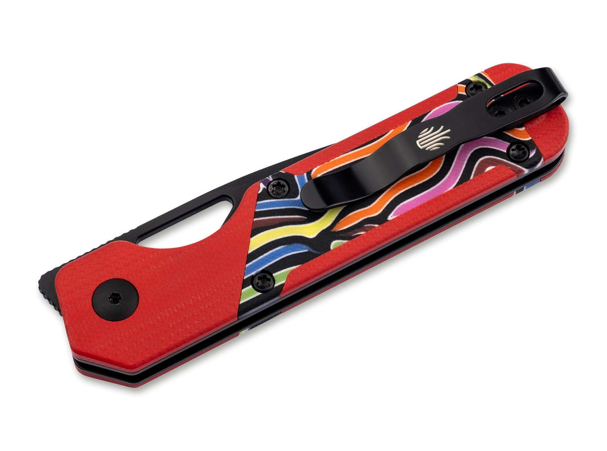 Kizer Mini Militaw G10 Red Party Streamers