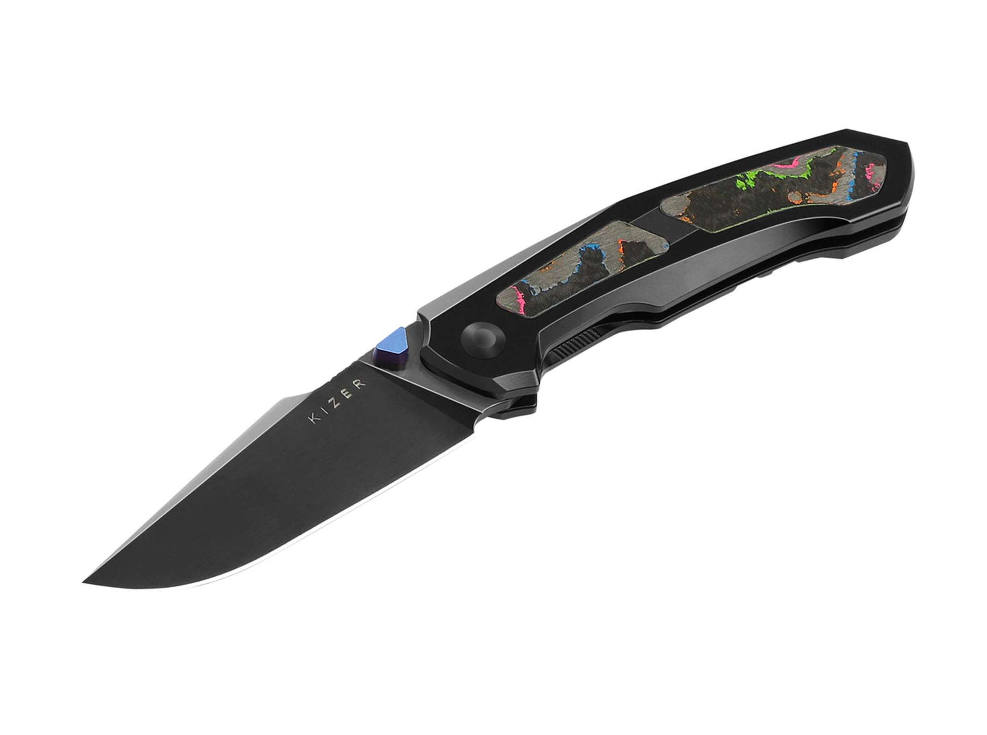 Kizer Feweed S45VN Ti Camo Carbon 80's