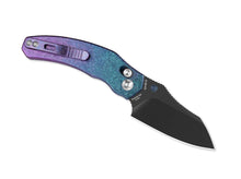 Kizer Mini Bulldog S45VN Blue & Purple Ti Black Blade