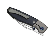 Kizer Shrike S45VN Ti Blue  Richlite