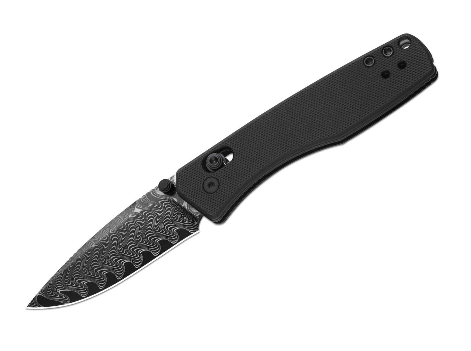 Kizer Aegis Damascus Black G10