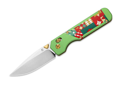 Kizer Militaw S45VN Christmas Gift Wrap Pattern