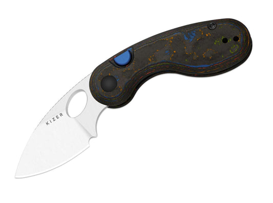 Kizer Microbe M390 Camo Carbon 80's
