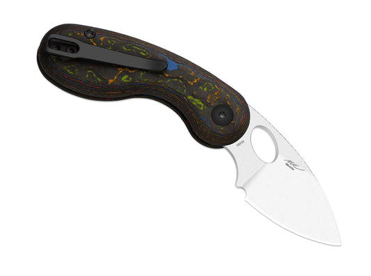 Kizer Microbe M390 Camo Carbon 80's