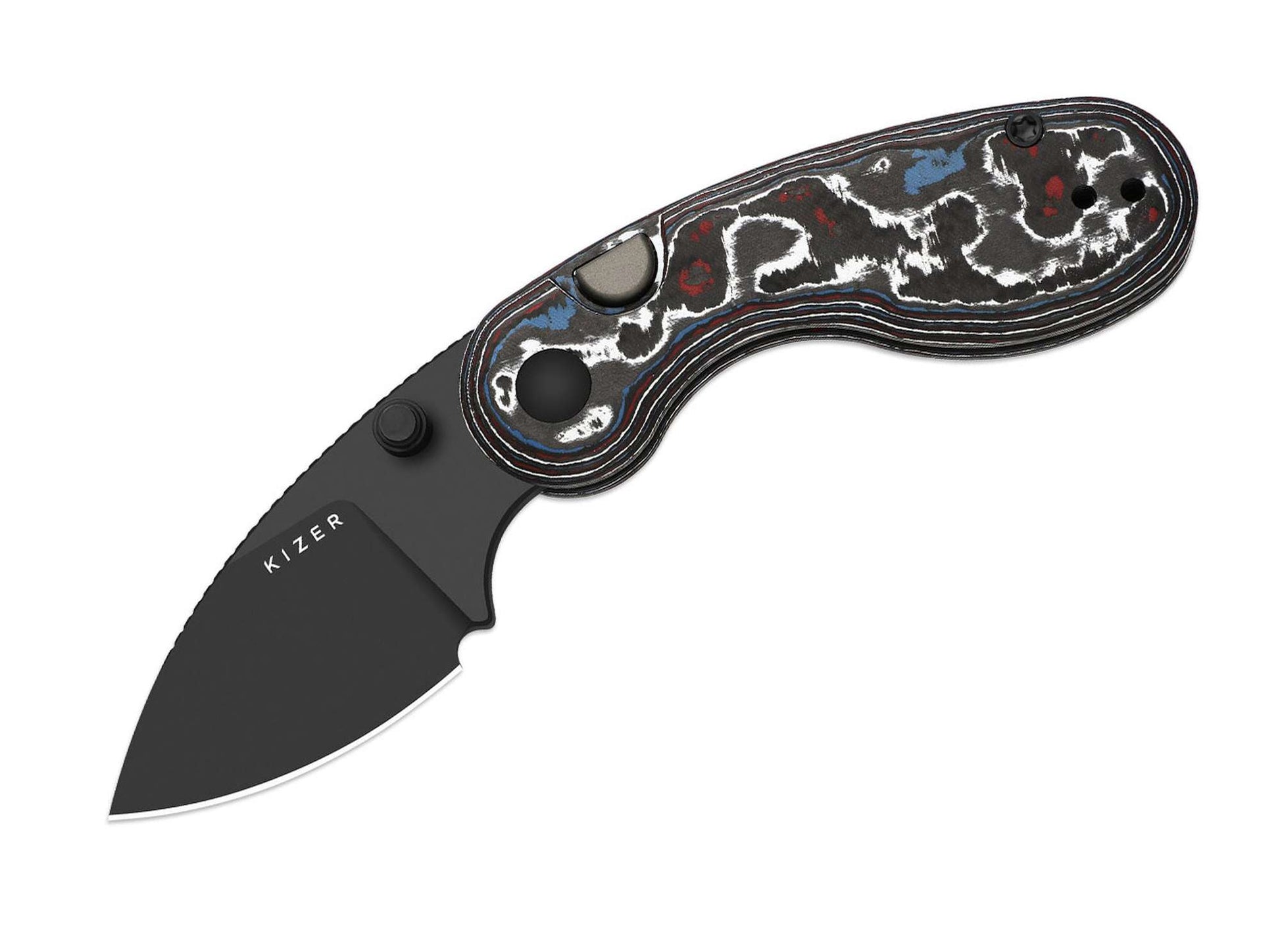 Kizer Microbe M390 CF DLC