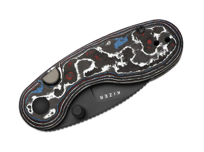 Kizer Microbe M390 CF DLC