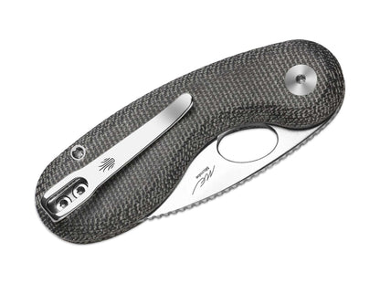 Kizer Microbe 14C28N Black Norplex UltreX Micarta