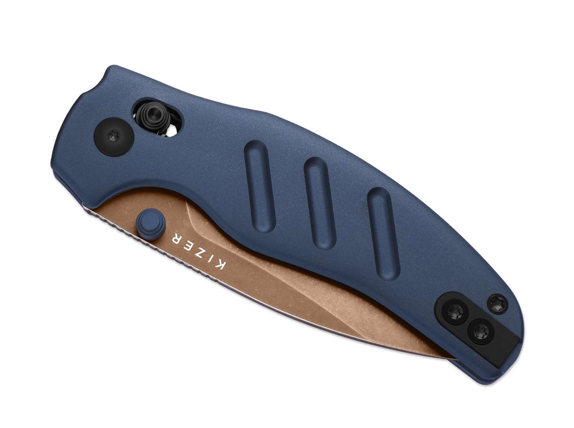 Kizer C01C 2.9 CD Elmax Blue Aluminum Sunset Metal PVD