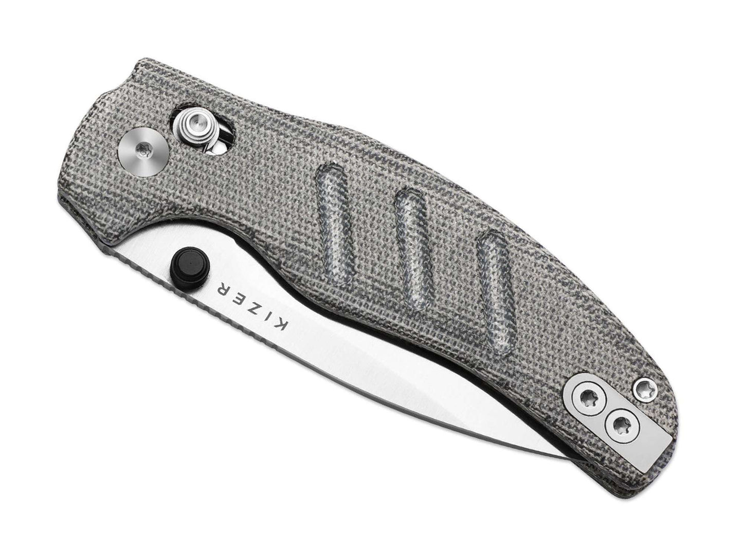 Kizer C01C 2.9 CD Elmax Black Norplex UltreX Micarta