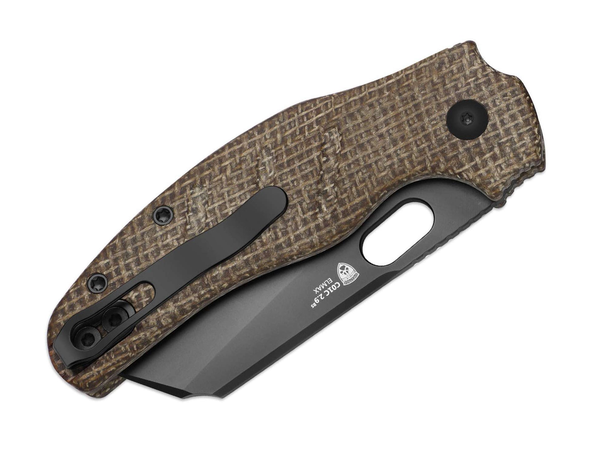 Kizer C01C 2.9 CD Elmax Brown Norplex UltreX Micarta DLC