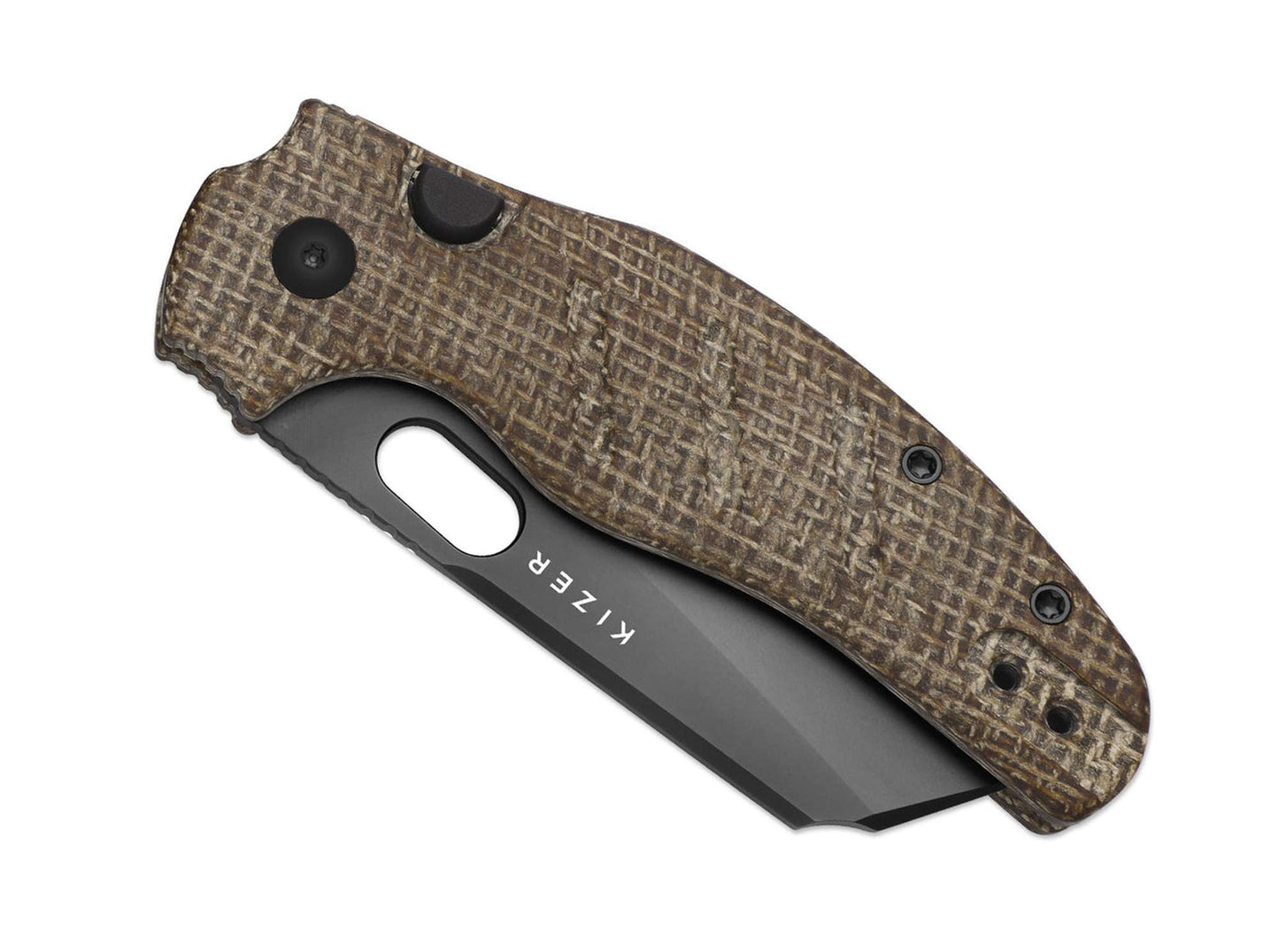 Kizer C01C 2.9 CD Elmax Brown Norplex UltreX Micarta DLC