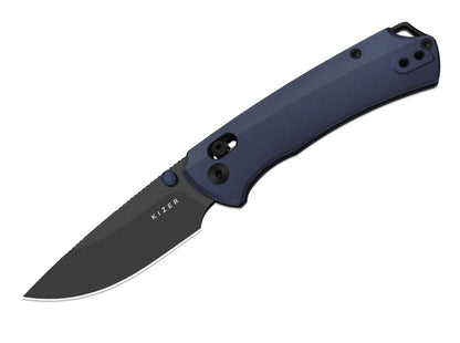 Kizer T1 CD M390 Blue Aluminum DLC