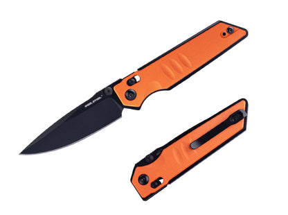 Real Steel Sacra K110 Black PVD Orange G10