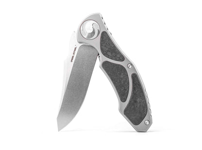 Real Steel Exorcist S35VN Ti Shred CF Three Scales