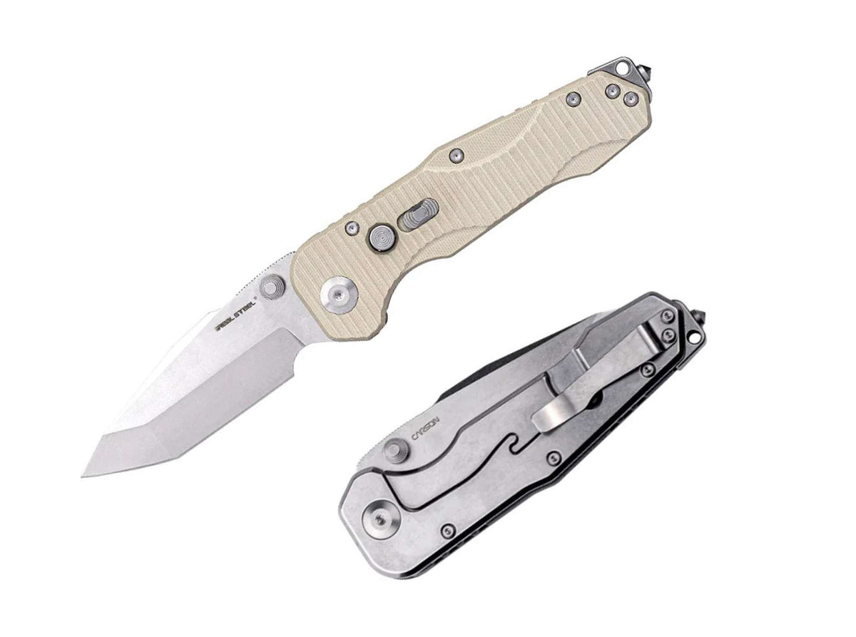 Real Steel Evolution Ironclad Tanto D2 Steel & Coyote G10