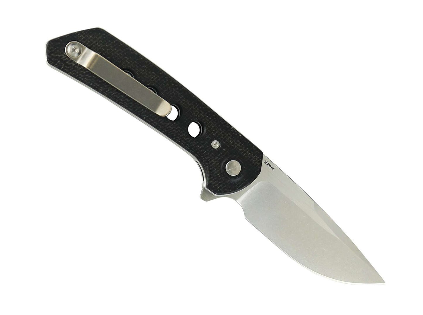 Reate PL-XF Micarta G10 Black Stonewashed