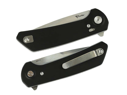 Reate PL-XF Aluminum Black Stonewashed Satin Flats