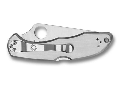 Spyderco Delica 4 Stainless Steel Plain
