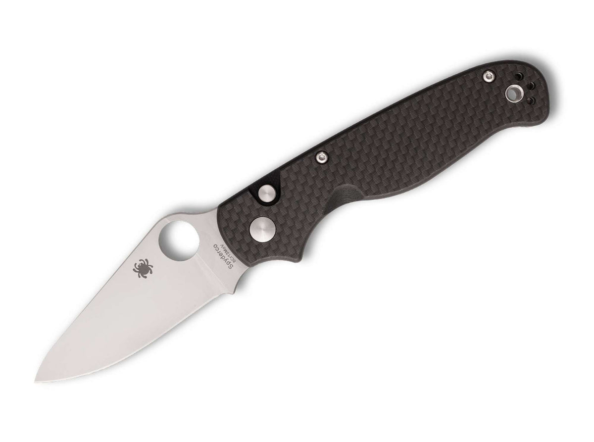 Spyderco ButtonUp CF PlainEdge