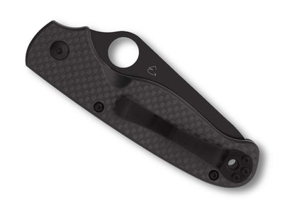 Spyderco ButtonUp CF Black Blade CombinationEdge
