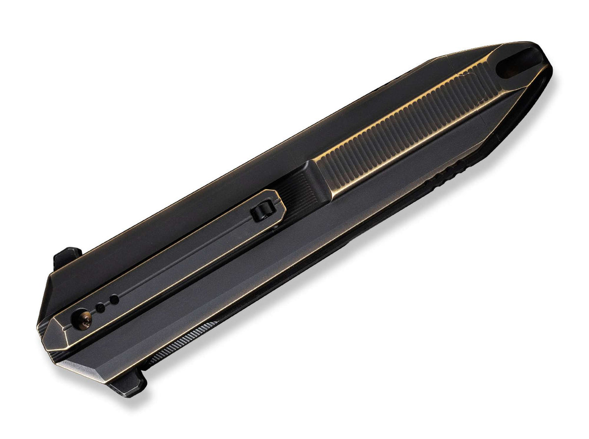 WE Knife Diatomic Titanium Black & Bronze