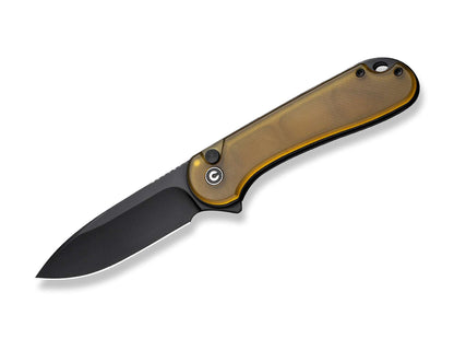 CIVIVI Button Lock Elementum II Ultem Amber & Black