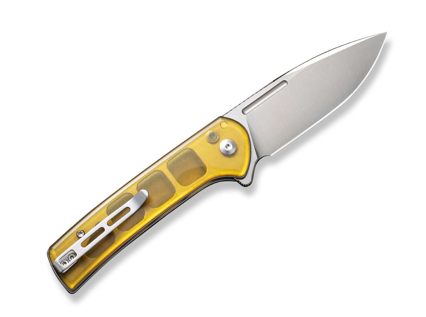 CIVIVI Conspirator Button Lock Ultem Amber