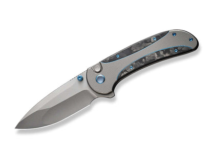 WE Knife Zizzit Titanium Grey Marble CF