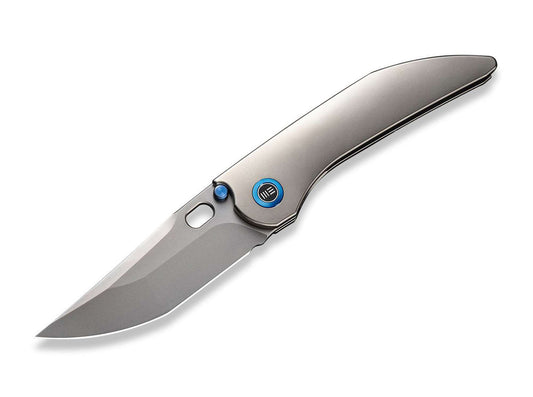 WE Knife Attor CPM-20CV Titanium Polished Bead Blasted
